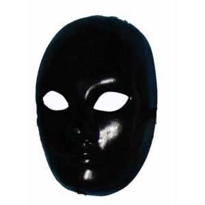 Μάσκα Paper Mache Μαύρη